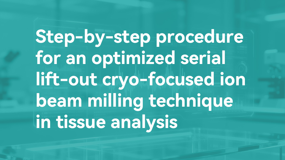Step-by-step procedure for an optimized serial lift-out cryo-focused ion beam milling technique in tissue analysis